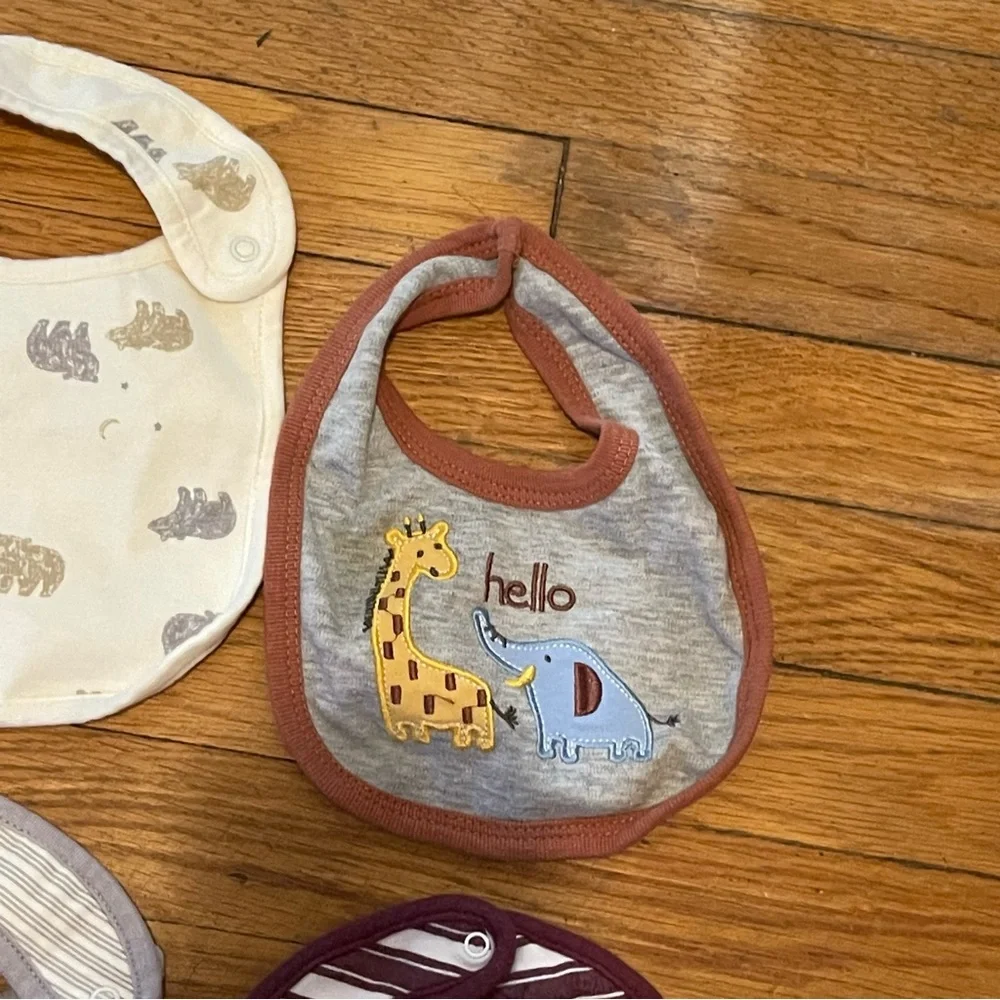 Lot of Bibs (10 Regular and 3 Bandana Bibs)